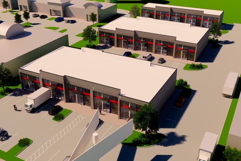 Pecan Flex buildings in Pflugerville