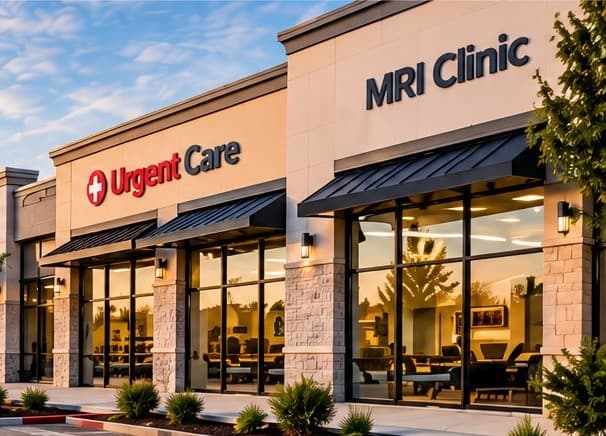 Retail center with medical tenants